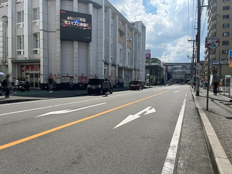 開催場所の古淵駅前通り