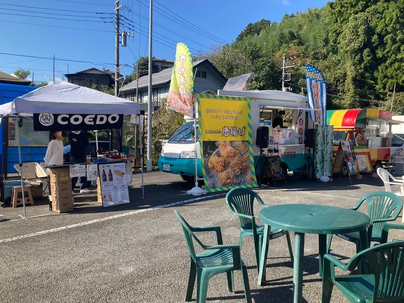 第28回甲州街道小原宿本陣祭_飲食スペース