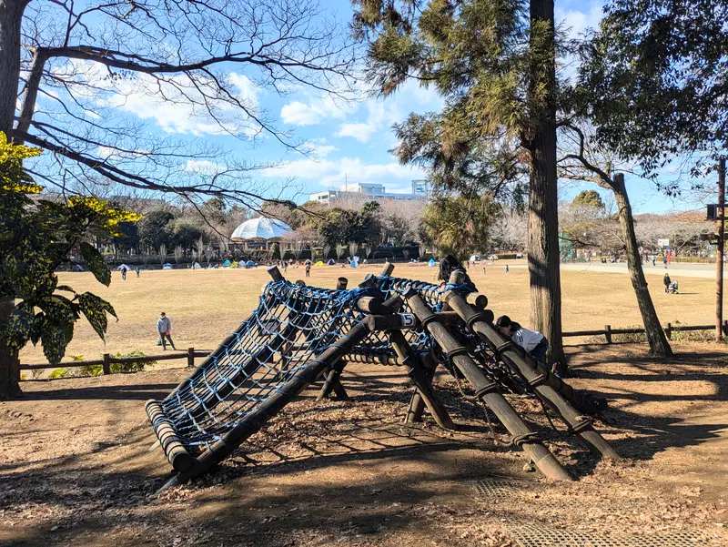 『相模原麻溝公園』フィールドアスレチックと広場