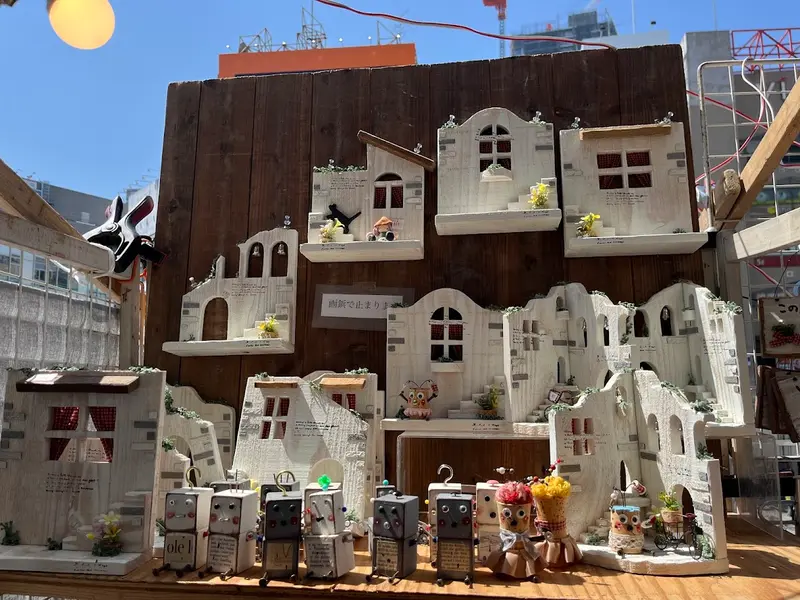 相模大野アートクラフト市 ブース インテリア