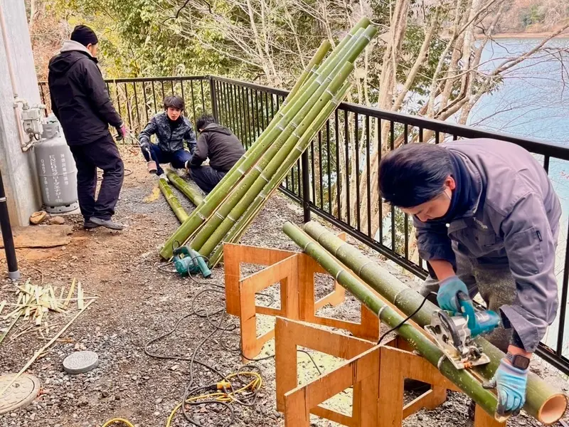 FUJINO BAMBOOARIUM　作業