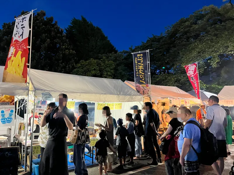 大野北銀河まつり夜