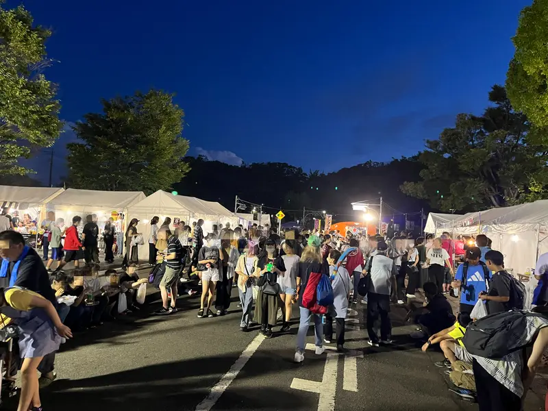 大野北銀河まつり夜