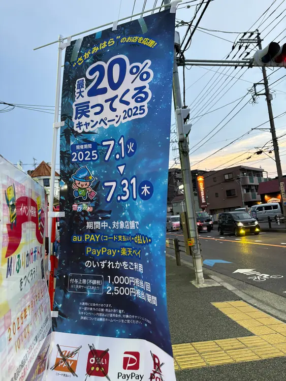 最大20％戻ってくるキャンペーン2025_のぼり