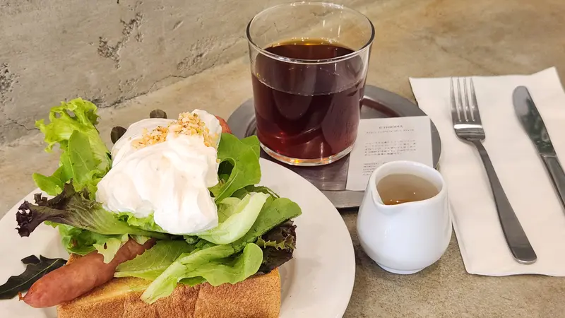 トリュフトーストと本日のスペシャリティコーヒー