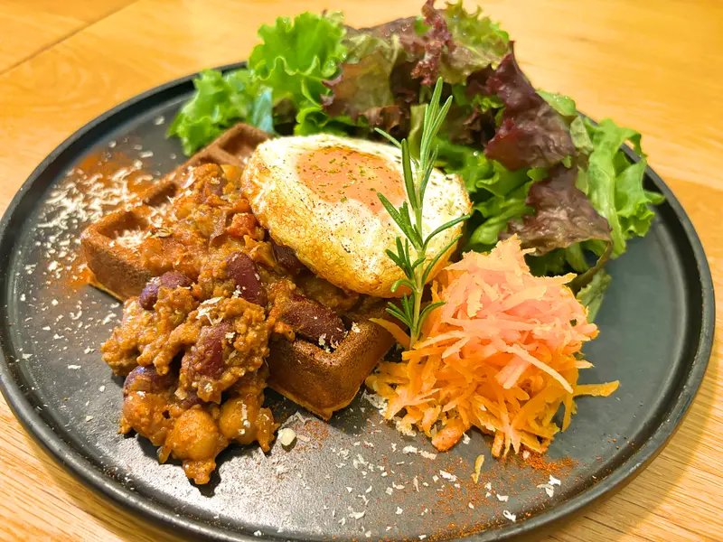チリビーンズメキシカン_ワッフル