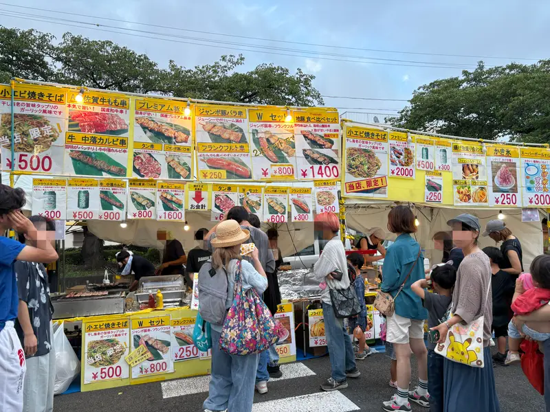 大野北銀河まつり_飲食ブース