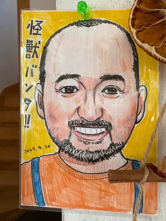 里+ 似顔絵