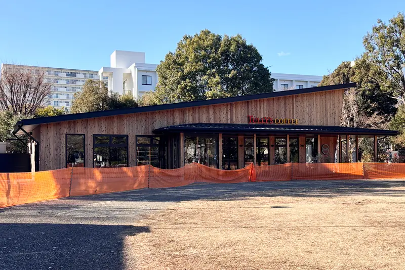 タリーズコーヒーロースター相模大野中央公園オープン_店舗外観