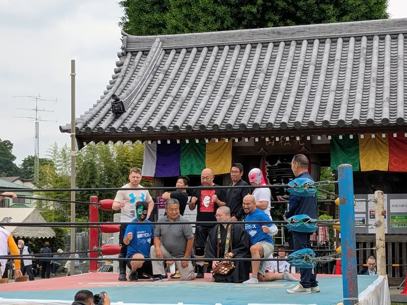 門前プロレス3