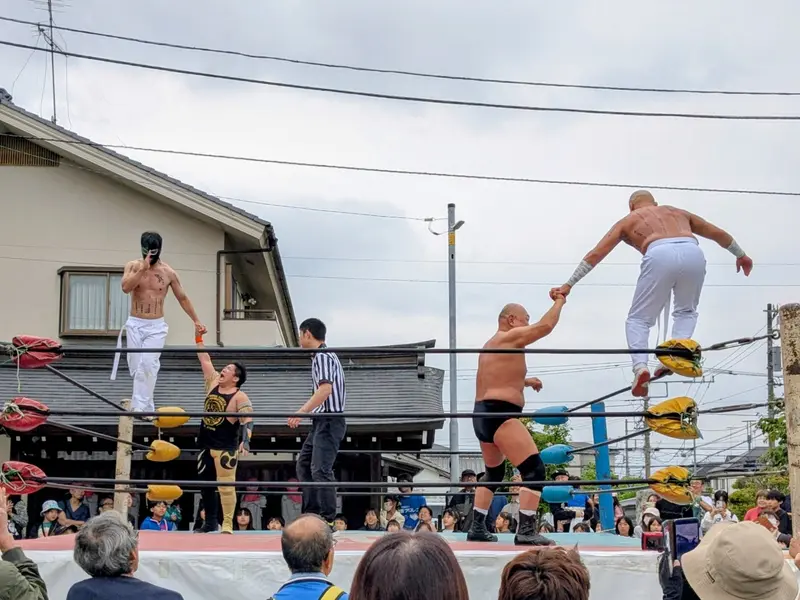 門前プロレス4