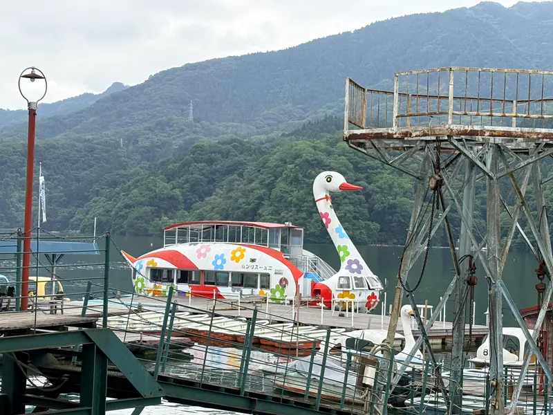 相模湖湖上祭　スワン丸