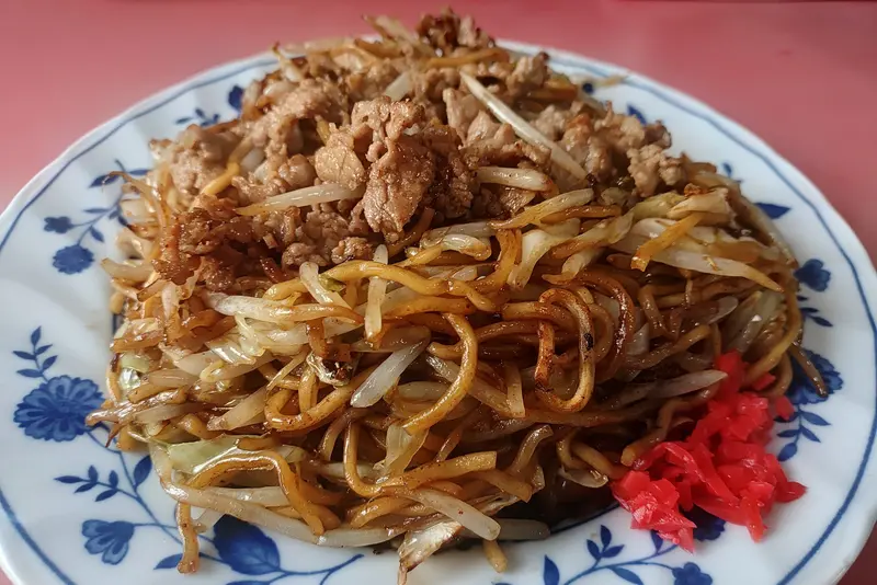 上溝のソウルフード「焼そば」が食べられる「かみ家」_焼そば①
