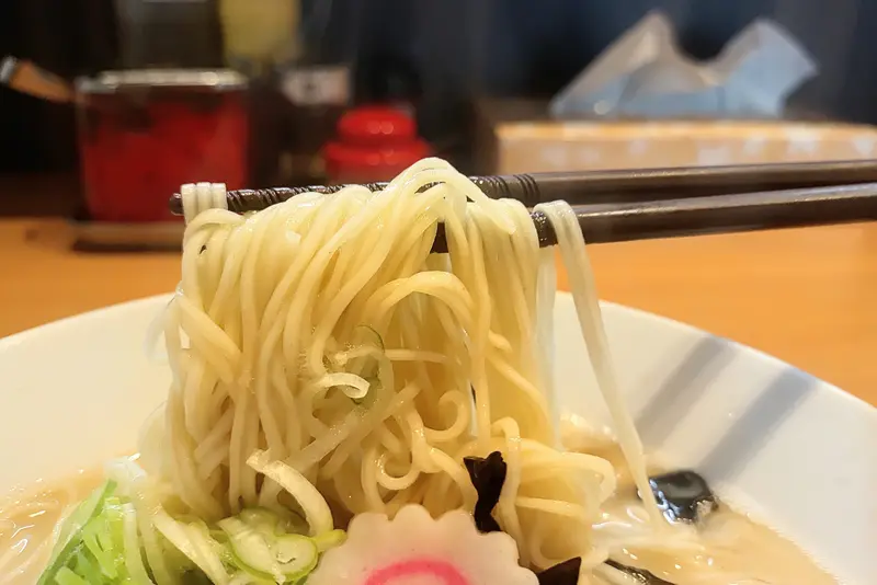 相模原市緑区下九沢に、2026年8月24日にオープンした「自家製麺のの」_塩豚骨の麺