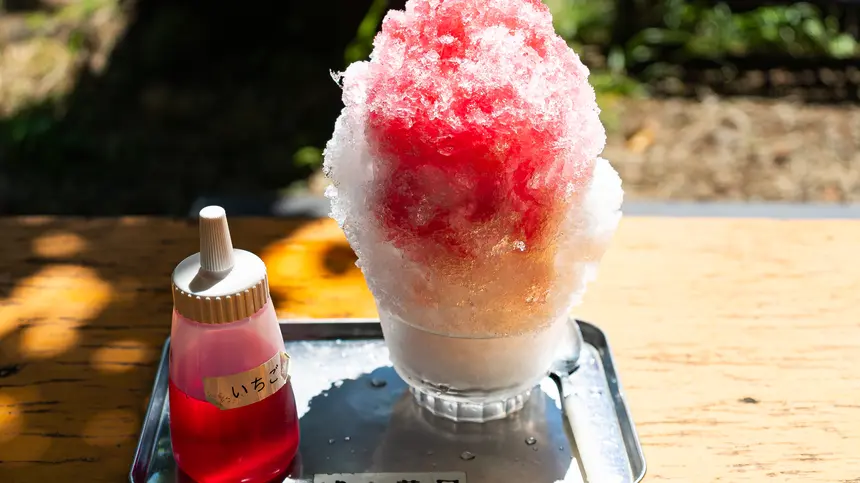 真夏の奥高尾登山で“生き返る”一杯。山頂のかき氷が沁みる!