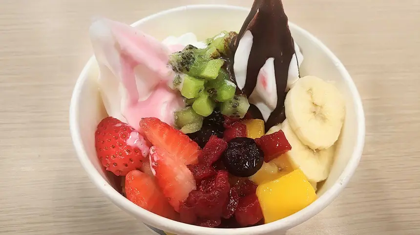 【相模原】韓国で話題の『ヨゴトゥ・ピク』を食べてみた！フルーツたっぷりのヨーグルトアイス